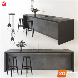 Kitchen island Skp Files